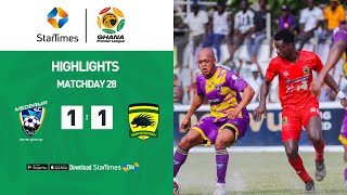 Medeama SC 1  1 Asante Kotoko  Highlights  Ghana Premier League  MD 28 [upl. by Nomed]