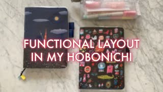 FUNCTIONAL HOBONICHI SET UP [upl. by Elttil550]