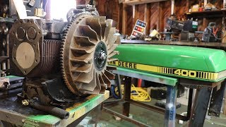 John Deere 400 Garden Tractor Restoration Start to Finish [upl. by Elmer]