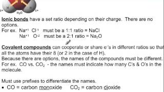 Ionic vs Covalent and Naming Covalent Compounds [upl. by Madelena]