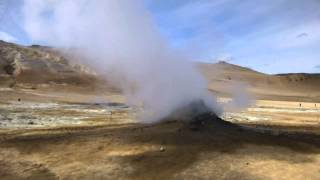 Fumarole in Iceland [upl. by Ecined115]