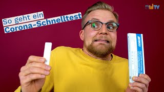 CoronaSchnelltest im Selbstversuch [upl. by Cedar]