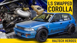 🏅 Life Skills a budget built RWD LS swapped Corolla  HALTECH HEROES [upl. by Gyasi]