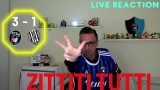 BELLI PISACESENA 31 LIVE REACTION [upl. by Einnoj]