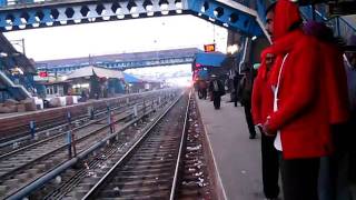 12014 AMRITSARNEW DELHI ASR SHATABDI Express entering LUDHIANA JUNCTION [upl. by Eerol]