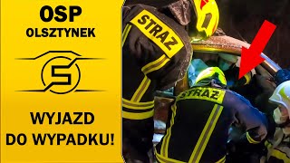 🟢 SYRENA ZAWYŁA W TRAKCIE NAGRANIA  WYPADEK 🔥 OSP OLSZTYNEK [upl. by Kathye624]