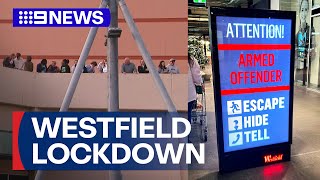 Adelaide shopping centre in lockdown after reports of person with weapon  9 News Australia [upl. by Coffeng416]