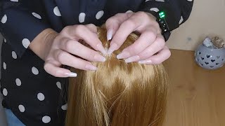 ASMR PICKY PLUCKY CLICKETY CLACK SCALP CHECK  No Talking 💆‍♀️ asmr scalpcheck asmrplucking [upl. by Krisha]