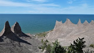 Chimney Bluffs State Park New York [upl. by Aynam]