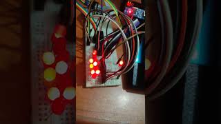 Atmega32 LCD Display Commands The isolated LED is actually D1 of the LCD [upl. by Frieder]