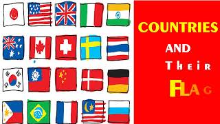 The Countries and Flags of the World  Countries National Flags I World flags  learn Country flags [upl. by Dorene]