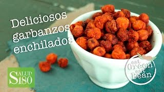 Garbanzos enchilados súper fáciles de hacer  Salud180 [upl. by Ahtebbat]