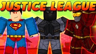 THE JUSTICE LEAGUE SAVES MAD CITY ROBLOX [upl. by Todhunter]