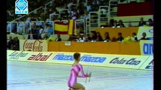 Bianka Panova Clubs Valladolid World Championships 1985 [upl. by Adnek498]