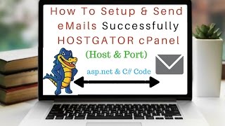 cPanel Hostgator SMTP eMail Setup amp Send Successfully c aspnet [upl. by Aleibarg]