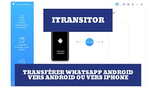 Tuto  Transférer Whatsapp dAndroid à un nouvel iPhone par logiciel de PC [upl. by Ocer]