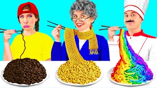 Me vs Grandma Cooking Challenge  Epic Food Battle by PaRaRa Challenge [upl. by Quintessa469]