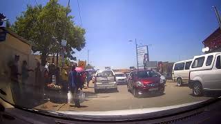 Driving in Alexandra Township  Slums  Johannesburg South Africa [upl. by Spooner727]