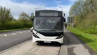 X20 Globe Bus  Manvers to Mexborough Full Ride [upl. by Nrehtak39]