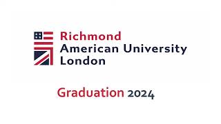 Richmond American University London Graduation 2024  Afternoon Event [upl. by Attoynek]