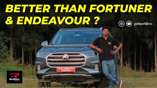 True SUV MG Gloster Review in Tamil  RevNitro [upl. by Simdars]