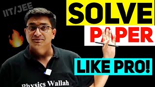 HOW TO SOLVE QUESTIONS IN JEE EXAMJEE MAINS 2025  Sachin Sir Honest Talk  Physicswallah [upl. by Ocirrej462]