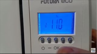 How To Set A User Programme On Your Futura Electric Ceramic Radiator [upl. by Franky]