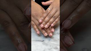 Nail biter transformation 🙂‍↕️🔥 nycnailtech acrylicnails nailart frenchnails shortnails [upl. by Nnyl]