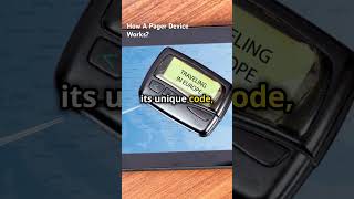 How A Pager Works 📟 shorts youtubeshorts pager [upl. by Ysnap]