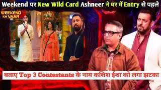 Bigg Boss 18 Live Weekend Ka Vaar Ashneer Grover Reveal His Top 3 Rajat Chahat Vivian Shocked Eisha [upl. by Sitelc]