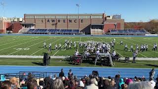 Merrimack College’s marching band plays at NESBA 1132024 [upl. by Nwatna]