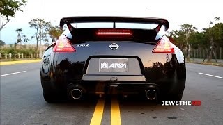 EPIC SOUNDING Nissan 370Z w ARMYTRIX Supersport Exhaust REVS Accelerations amp More [upl. by Ahselat]