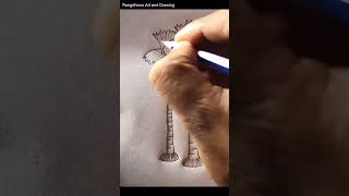 Village nature shorts love beautiful reels drawing easy pencilsketch [upl. by Niran]