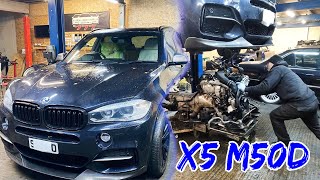 Bmw X5 50d TURBO REPLACEMENT AT 58K milesWHY [upl. by Eiramyelhsa138]