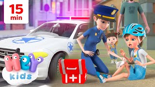 Das Polizeiauto und Mehr  Fahrzeuglieder  HeyKids Deutsch Kinderlieder [upl. by Reed]