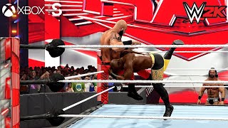 WWE 2K  Bobby Lashley vs Braun Strowman  Full Match on Raw 4k60fps [upl. by Enylcaj]