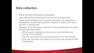 Immunization  Beyond Coverage Monitoring and the Role for Paediatric Health Centres [upl. by Enoob]