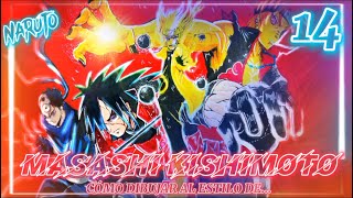 ¿Cómo dibujar al estilo de MASASHI KISHIMOTO NARUTO14 [upl. by Alyal498]