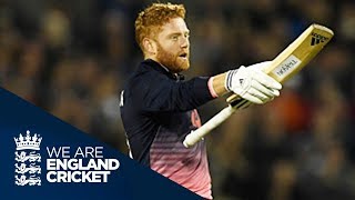 Jonny Bairstow Hits Maiden ODI Hundred  Highlights England v West Indies 1st ODI 2017 [upl. by Appilihp]