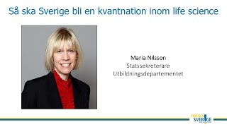 Maria Nilsson statssekreterare hos utbildningsminister Johan Pehrson [upl. by Barabbas455]