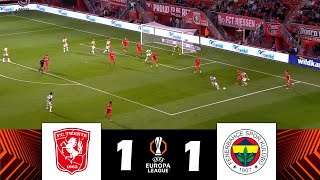 FC Twente versus Fenerbahçe 11  UEFA Europa League 202425  Wedstrijd Hoogtepunten [upl. by Asilet]