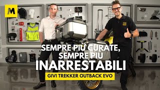 Nuove Givi Trekker Outback EVO tutte nuove fuori e dentro Ecco come sono fatte  Recensito [upl. by Attelrak]