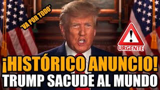 🚨MEGA ANUNCIO DE TRUMP QUE CAMBIA AL MUNDO ¡LE DECLARA LA GUERRA AL ESTADO PROFUNDO  BREAK POINT [upl. by Aicelef]