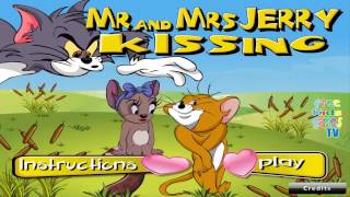 Mr Jerry and Mrs Jerry Kissing  Tom and Jerry  Kids Gaming Shows TV [upl. by Iliram]