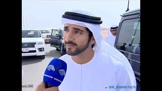 Interview Dubai Crown Prince فزاع Fazza in Riyadh quotKing Abdulaziz Camel Festivalquot [upl. by Princess]