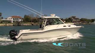 2012 Boston Whaler 315 Conquest Boat Review  Performance Test [upl. by Raffarty]