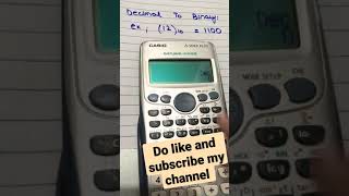 Decimal to Binary conversion by calculator Make conversions easy for you by using this simple trick [upl. by Ennaeus]