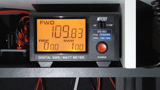 Vorstellung des DG503 Digital SWR amp Watt Meter von Nissei [upl. by Nileak]