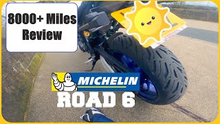 CRAZY Mileage on Michelin Road 6 Tires Yamaha MT09SP michelin [upl. by Arahs]