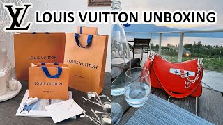 Louis Vuitton Unboxing and Overview  6 Key Holder  Marellini Epi Leather Orange  Silk Bandeau [upl. by Lounge561]